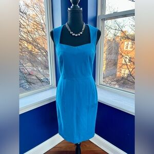 Banana Republic Teal Sheath Dress